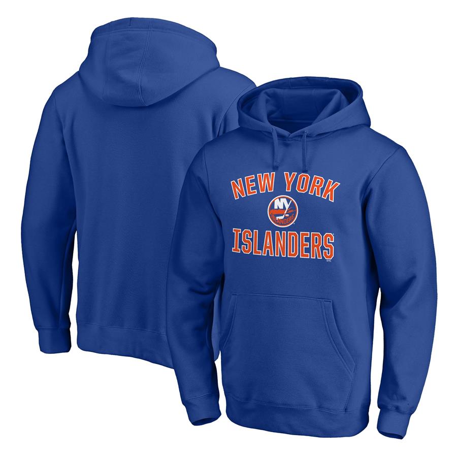 New York Islanders Fanatics Branded Team Victory Arch Pullover Hoodie - Royal