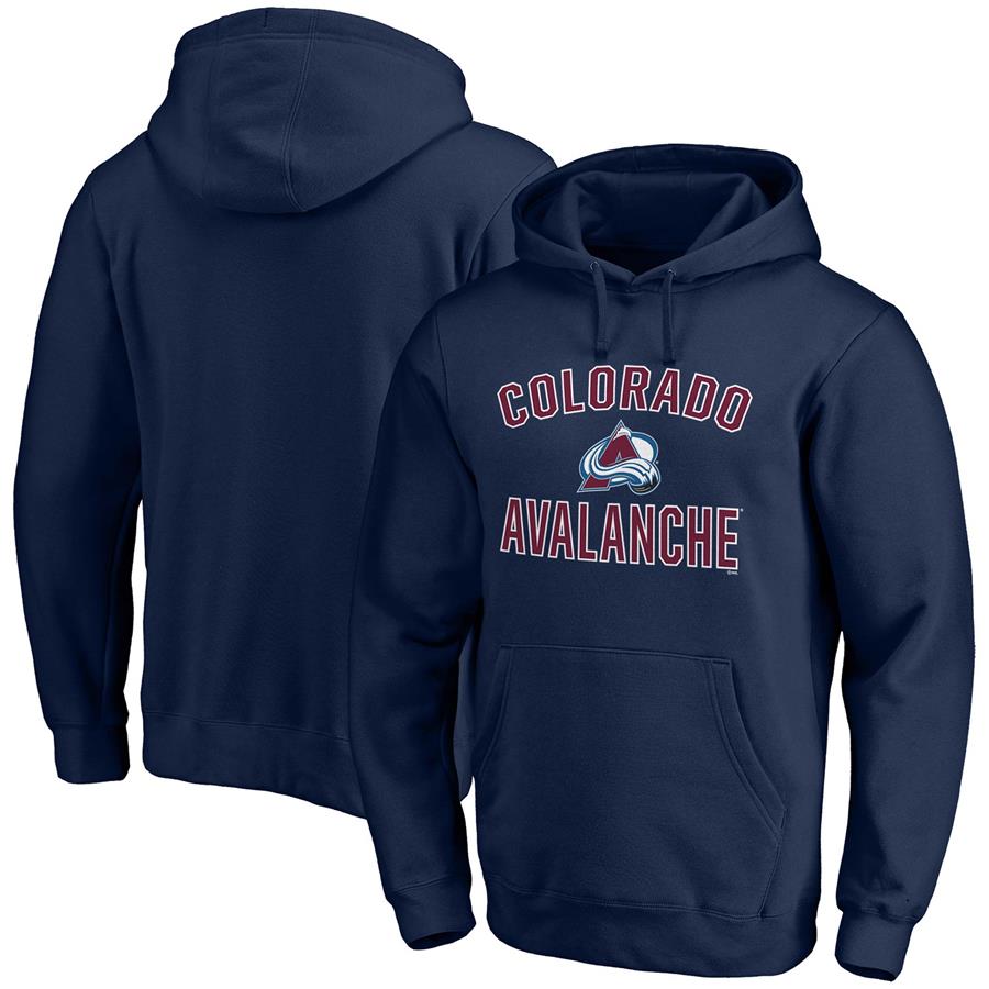 Colorado Avalanche Fanatics Branded Team Victory Arch Pullover Hoodie - Navy