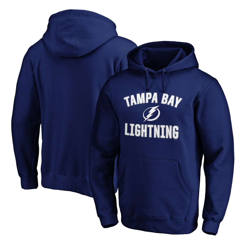 Tampa Bay Lightning Fanatics Branded Team Victory Arch Pullover Hoodie - Blue