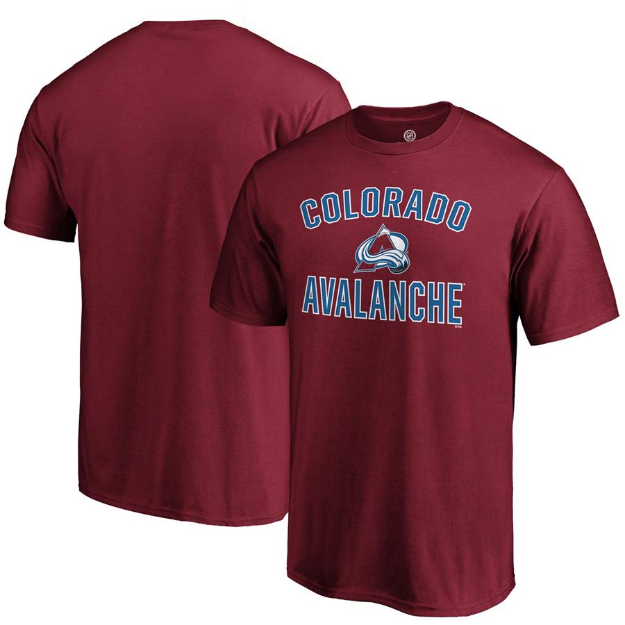 Colorado Avalanche Fanatics Branded Team Victory Arch T-Shirt - Burgundy