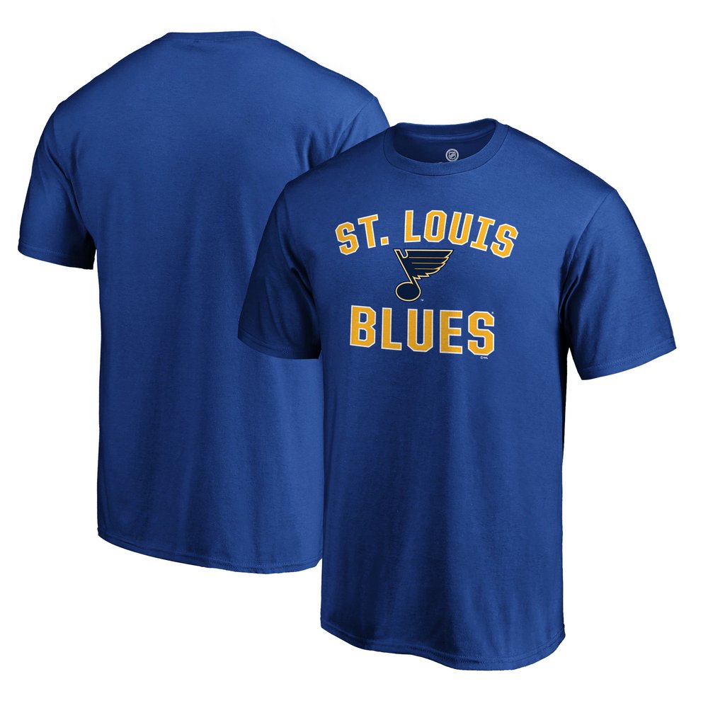 St. Louis Blues Fanatics Branded Team Victory Arch T-Shirt - Blue