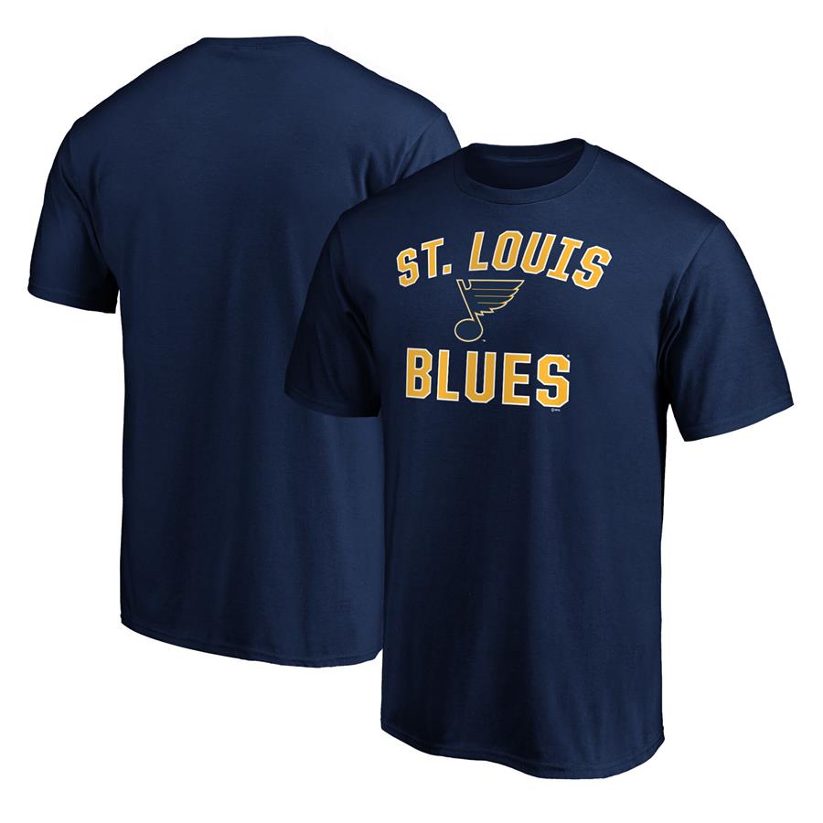 St. Louis Blues Fanatics Branded Team Victory Arch T-Shirt - Navy