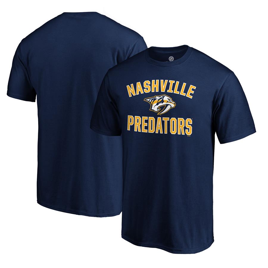Nashville Predators Fanatics Branded Team Victory Arch T-Shirt - Navy