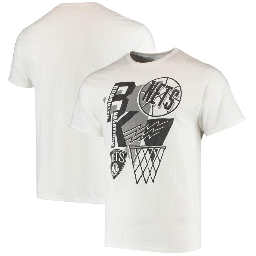 Brooklyn Nets Junk Food Hometown T-Shirt - White