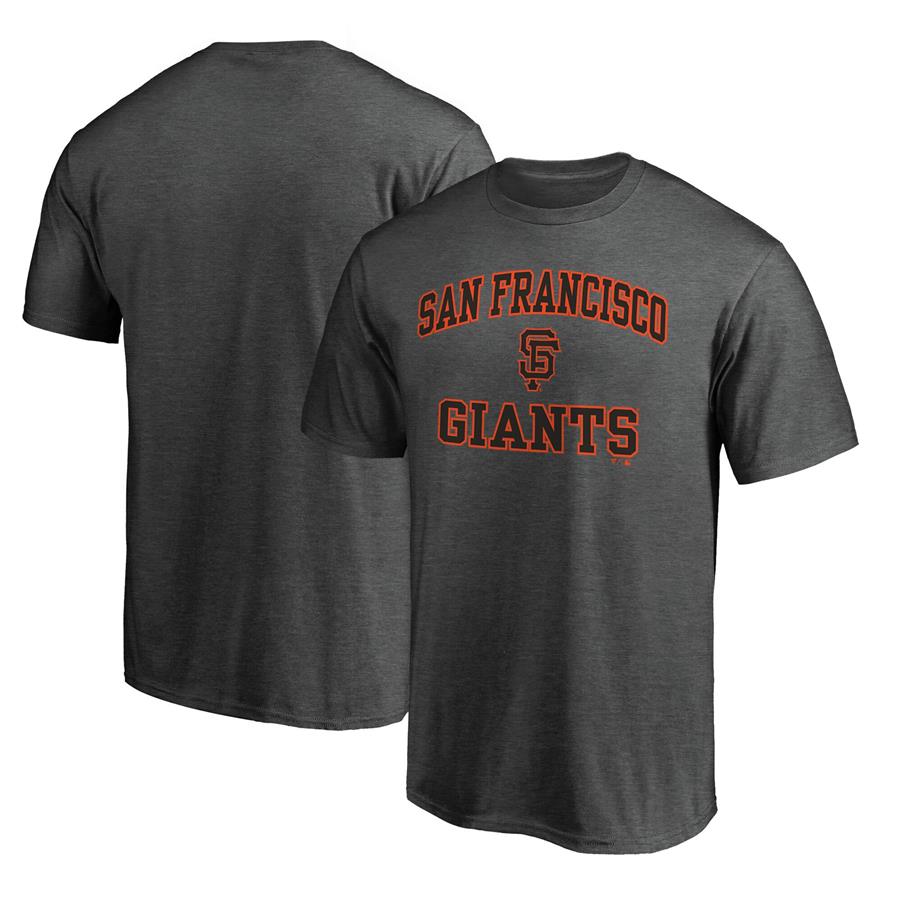 San Francisco Giants Fanatics Branded Heart & Soul T-Shirt - Charcoal