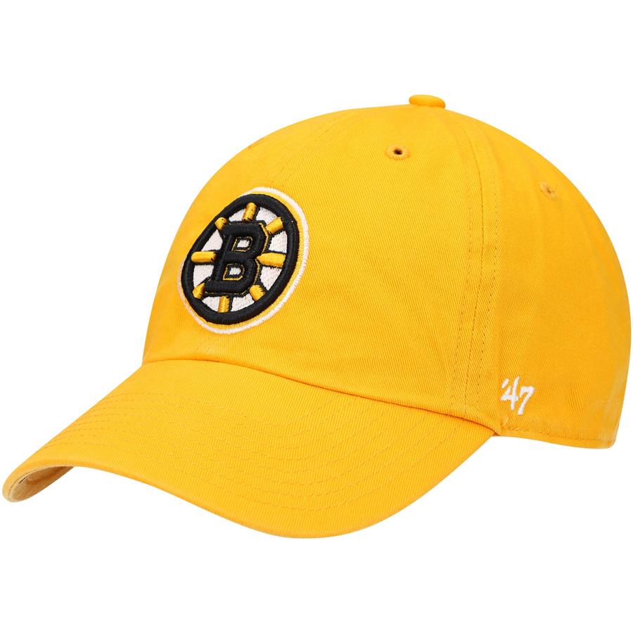 Boston Bruins '47 Clean Up Adjustable Hat - Gold