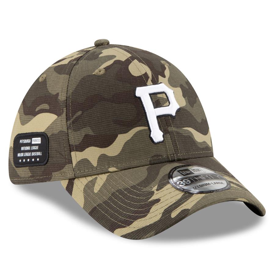 Pittsburgh Pirates New Era 2021 Armed Forces Day 39THIRTY Flex Hat - Camo