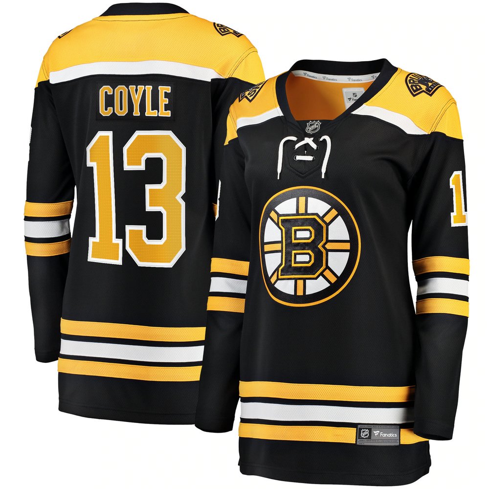 Charlie Coyle Boston Bruins Fanatics Branded Women's Home Premier Breakaway Player Jersey - Black