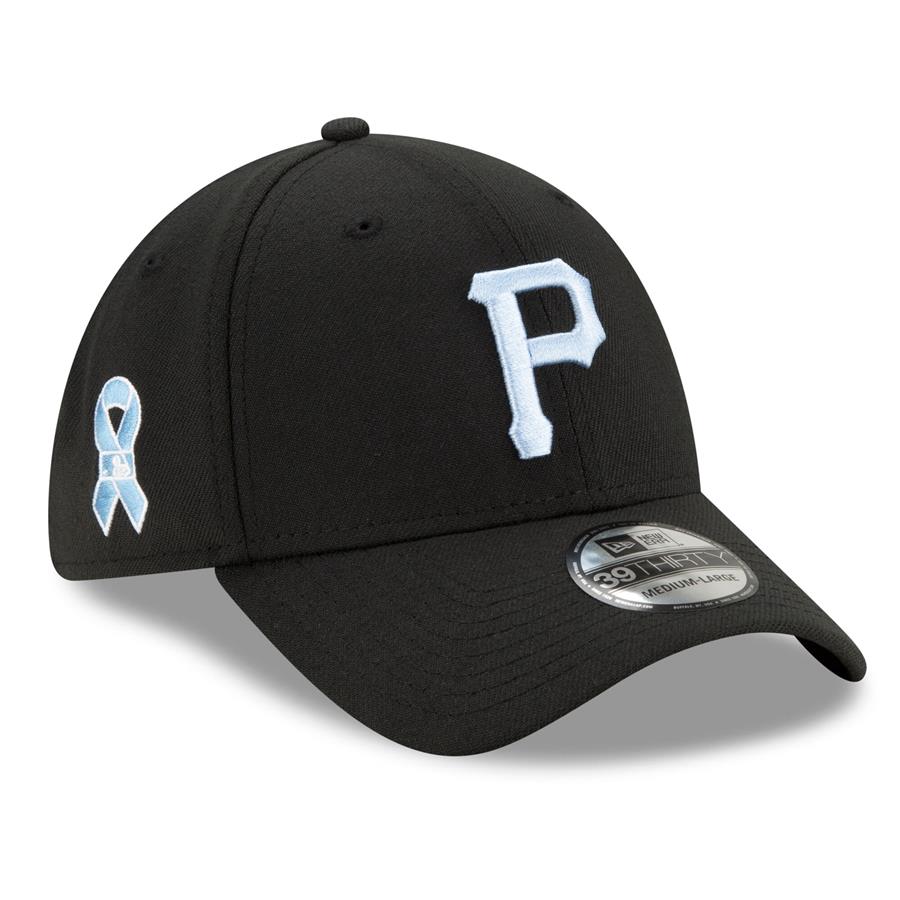 Pittsburgh Pirates New Era 2021 Father's Day 39THIRTY Flex Hat - Black