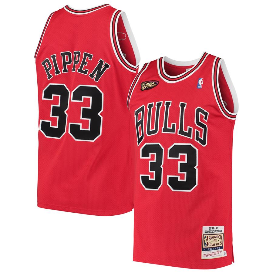 Scottie Pippen Chicago Bulls Mitchell & Ness 1997 Hardwood Classics Authentic Jersey - Red