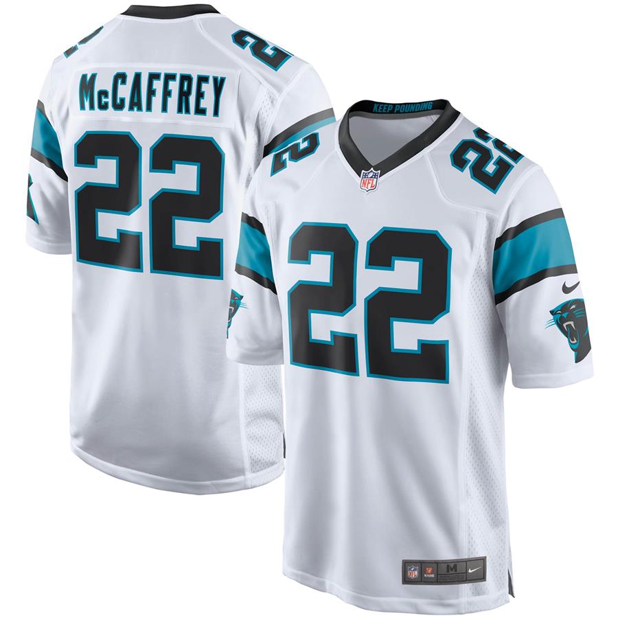 Christian McCaffrey Carolina Panthers Nike Game Jersey - White