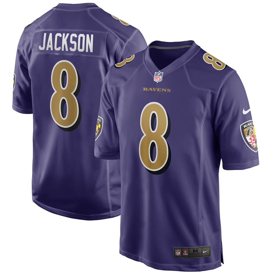Lamar Jackson Baltimore Ravens Nike Alternate Game Jersey - Purple