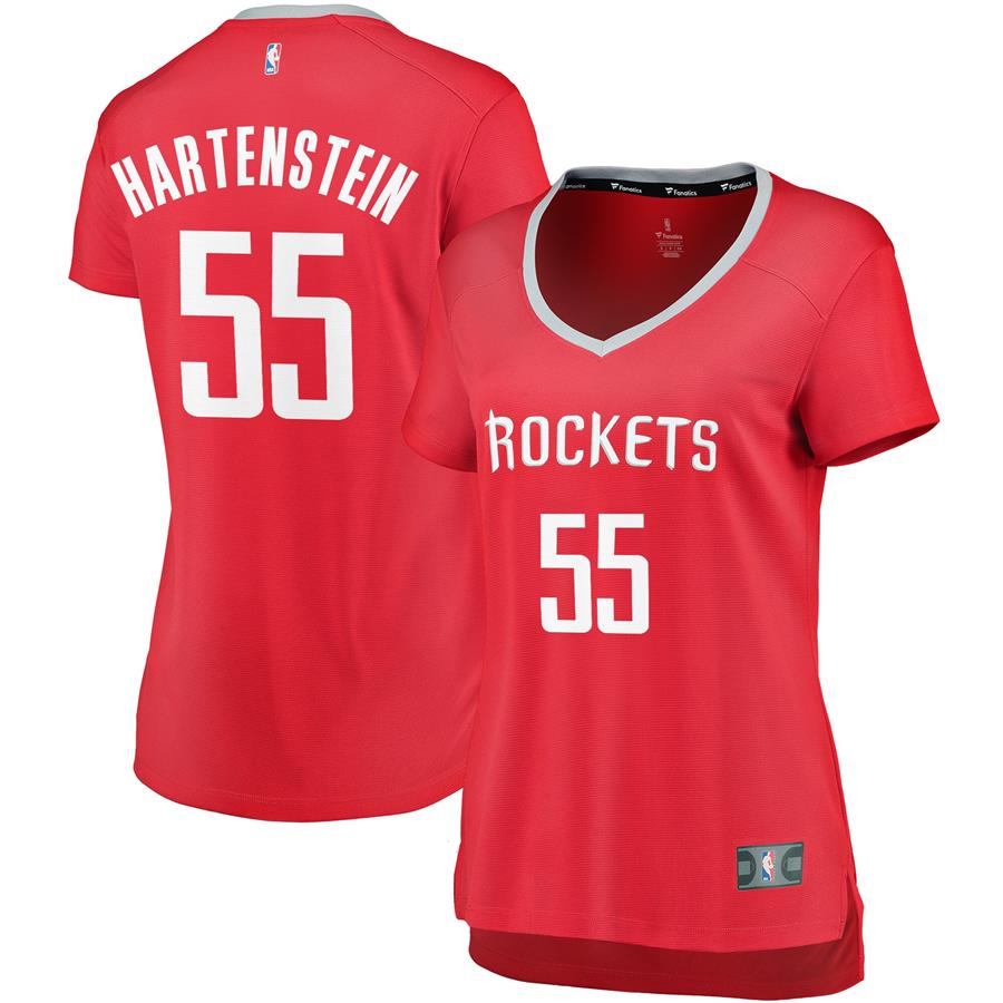 Isaiah Hartenstein Houston Rockets Fanatics Branded Women's Fast Break Replica Player Jersey - Icon Edition - Red