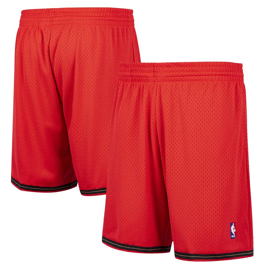Philadelphia 76ers Mitchell & Ness Hardwood Classic Reload Swingman Shorts - Red
