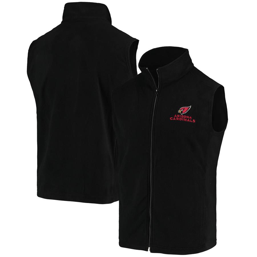 Arizona Cardinals Houston Fleece Full-Zip Vest - Black