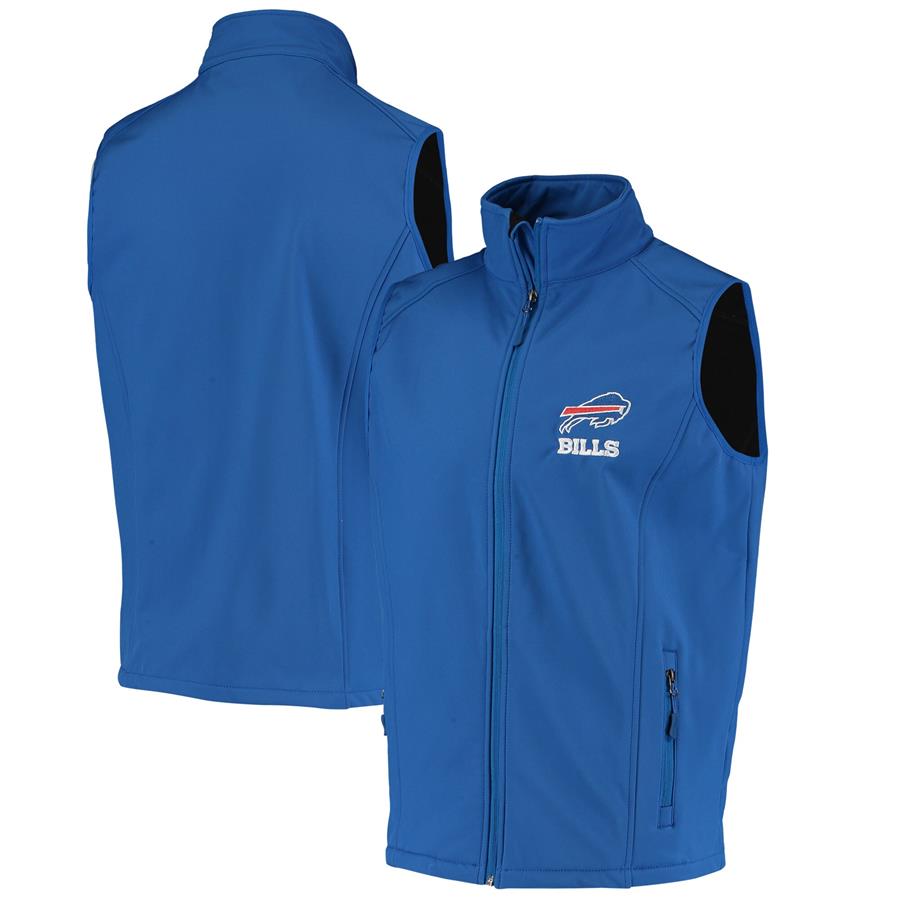 Buffalo Bills Dunbrooke Circle Archer Softshell Full-Zip Vest - Royal