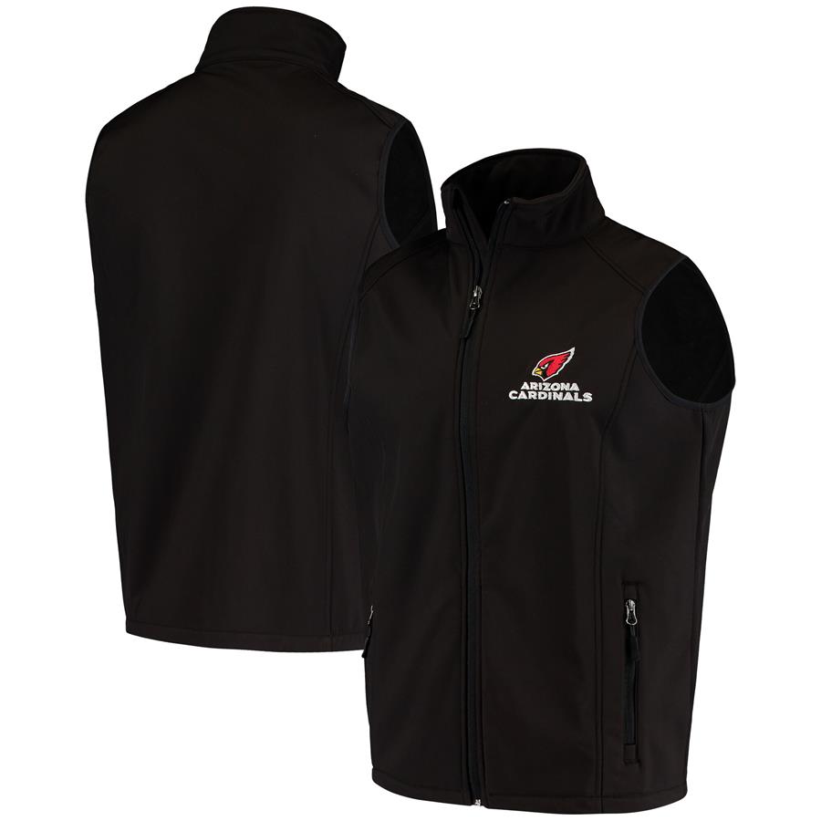 Arizona Cardinals Dunbrooke Circle Archer Softshell Full-Zip Vest - Black
