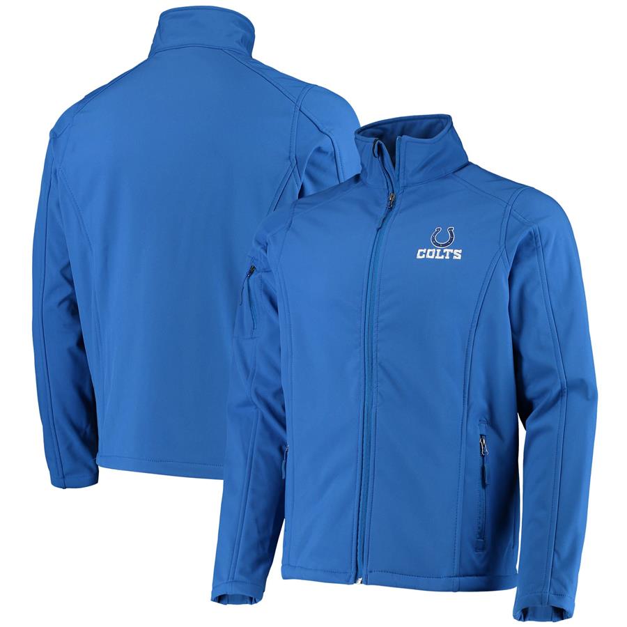 Indianapolis Colts Dunbrooke Sonoma Softshell Full-Zip Jacket - Royal