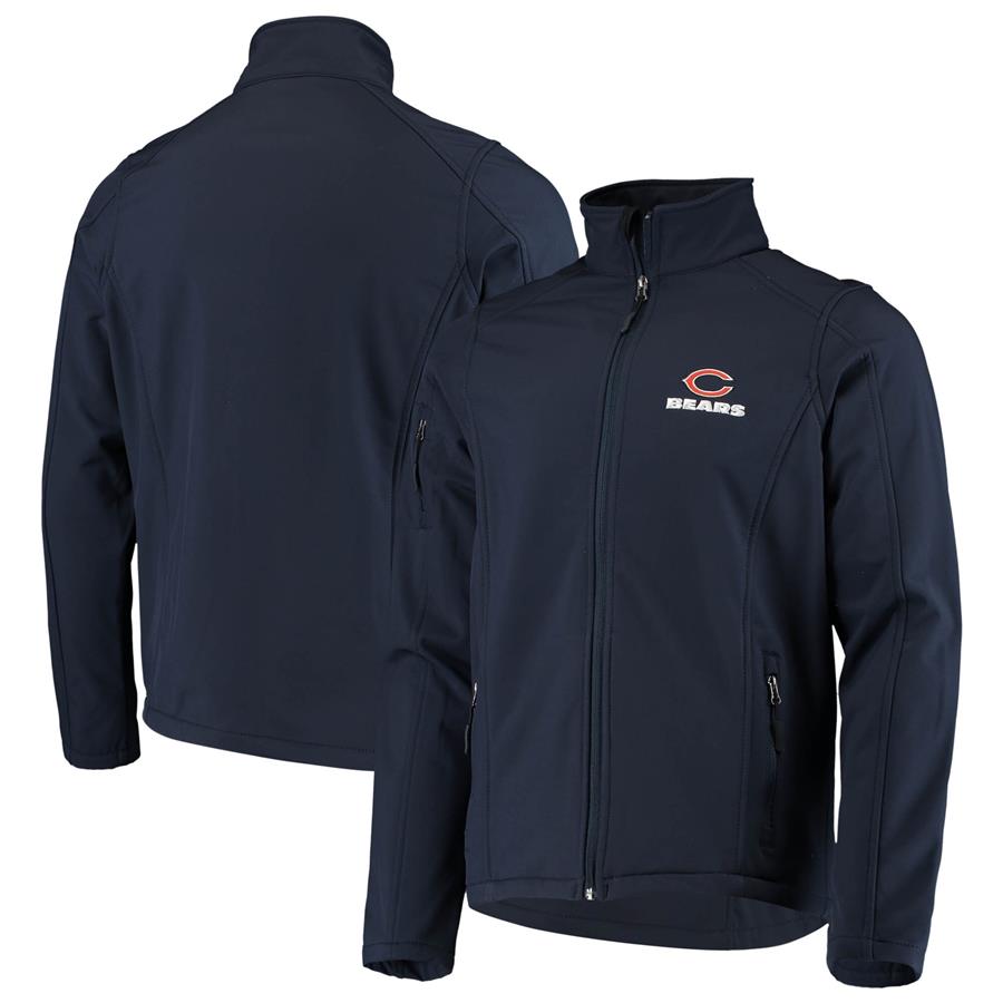 Chicago Bears Dunbrooke Sonoma Softshell Full-Zip Jacket - Navy