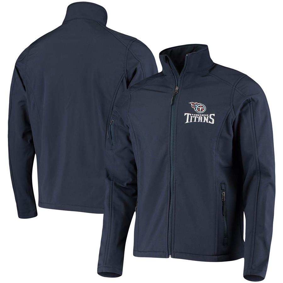 Tennessee Titans Dunbrooke Sonoma Softshell Full-Zip Jacket - Navy