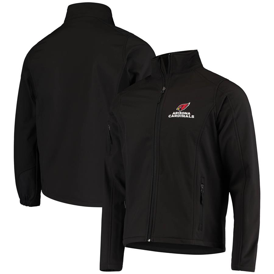 Arizona Cardinals Dunbrooke Sonoma Softshell Full-Zip Jacket - Black