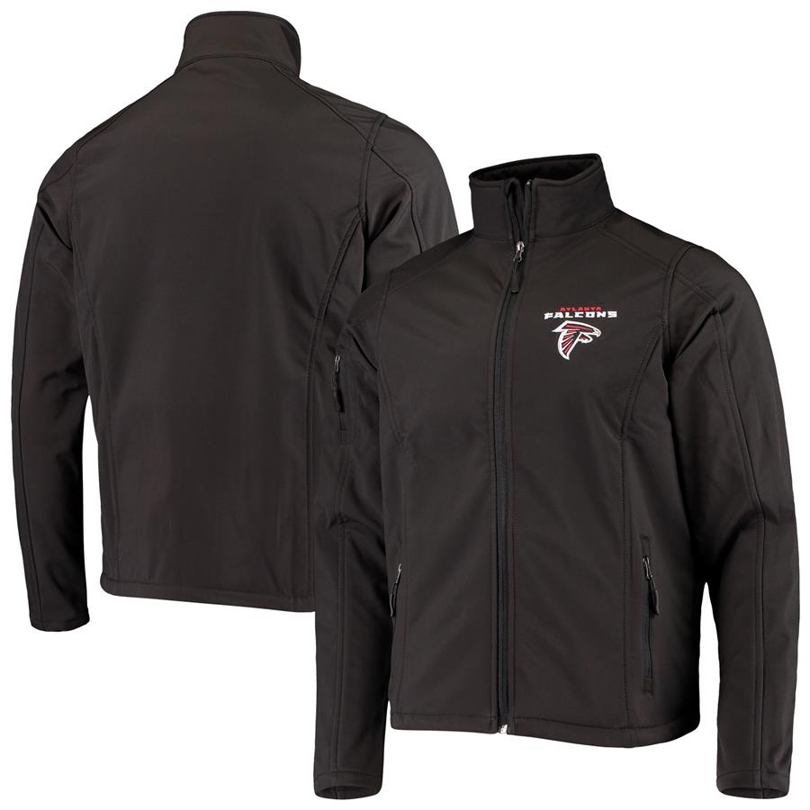 Atlanta Falcons Dunbrooke Sonoma Softshell Full-Zip Jacket - Black