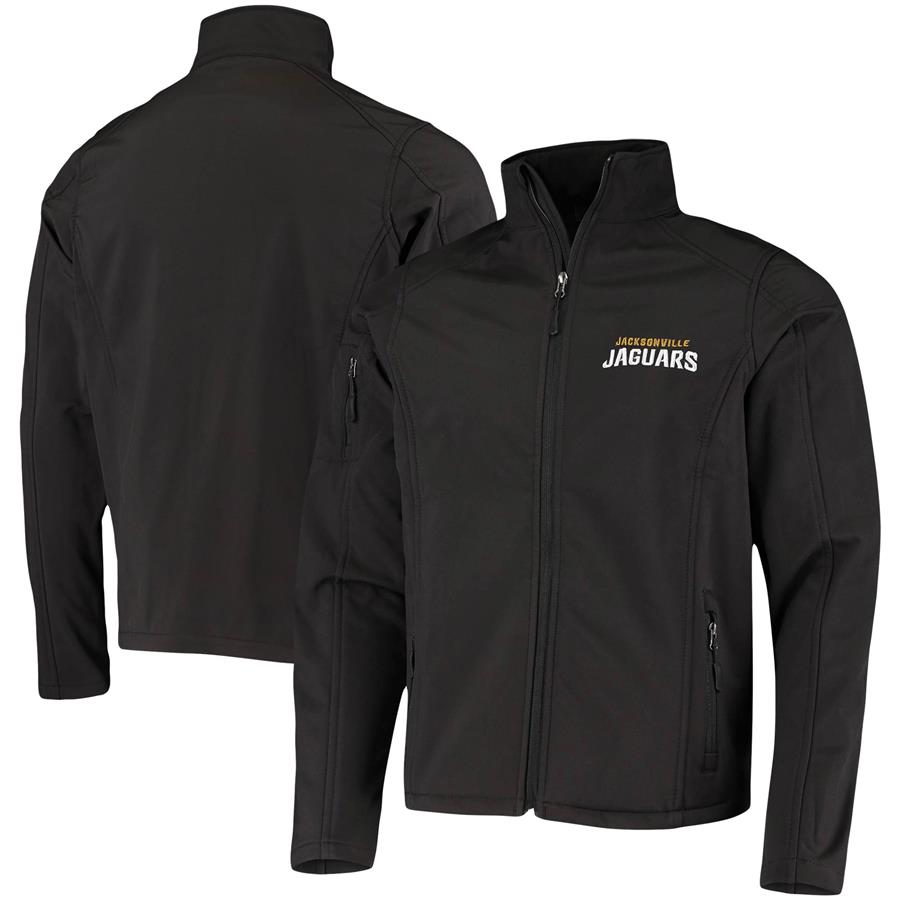 Jacksonville Jaguars Dunbrooke Sonoma Softshell Full-Zip Jacket - Black