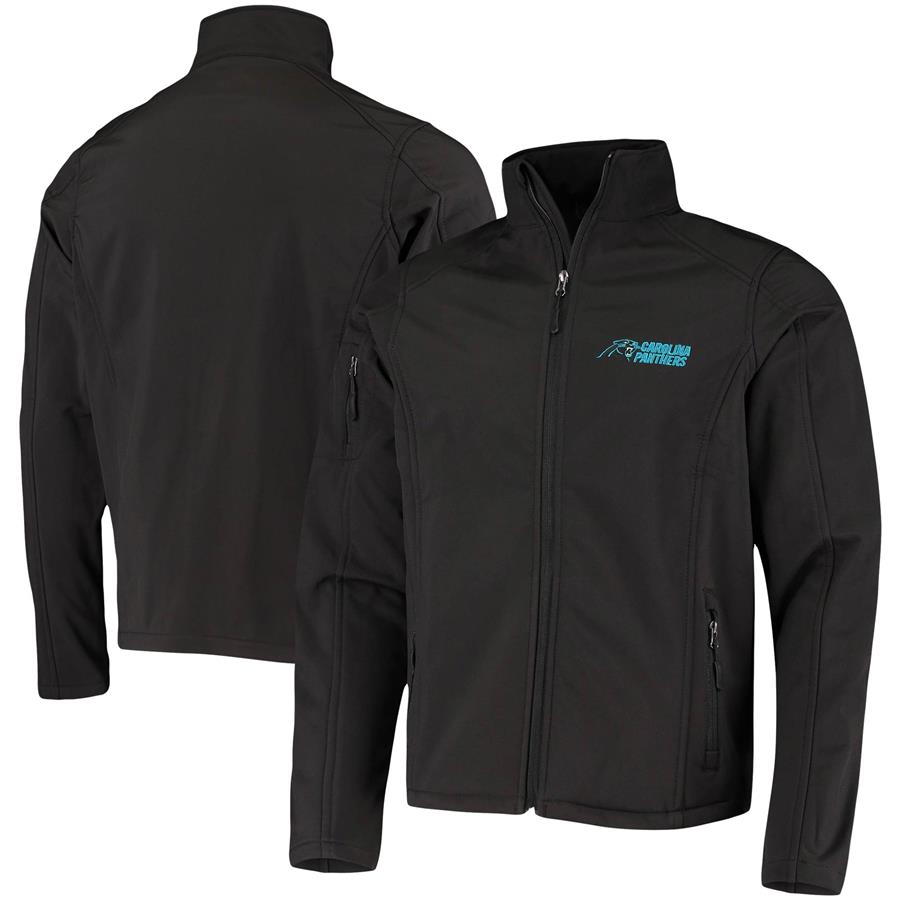Carolina Panthers Dunbrooke Sonoma Softshell Full-Zip Jacket - Black