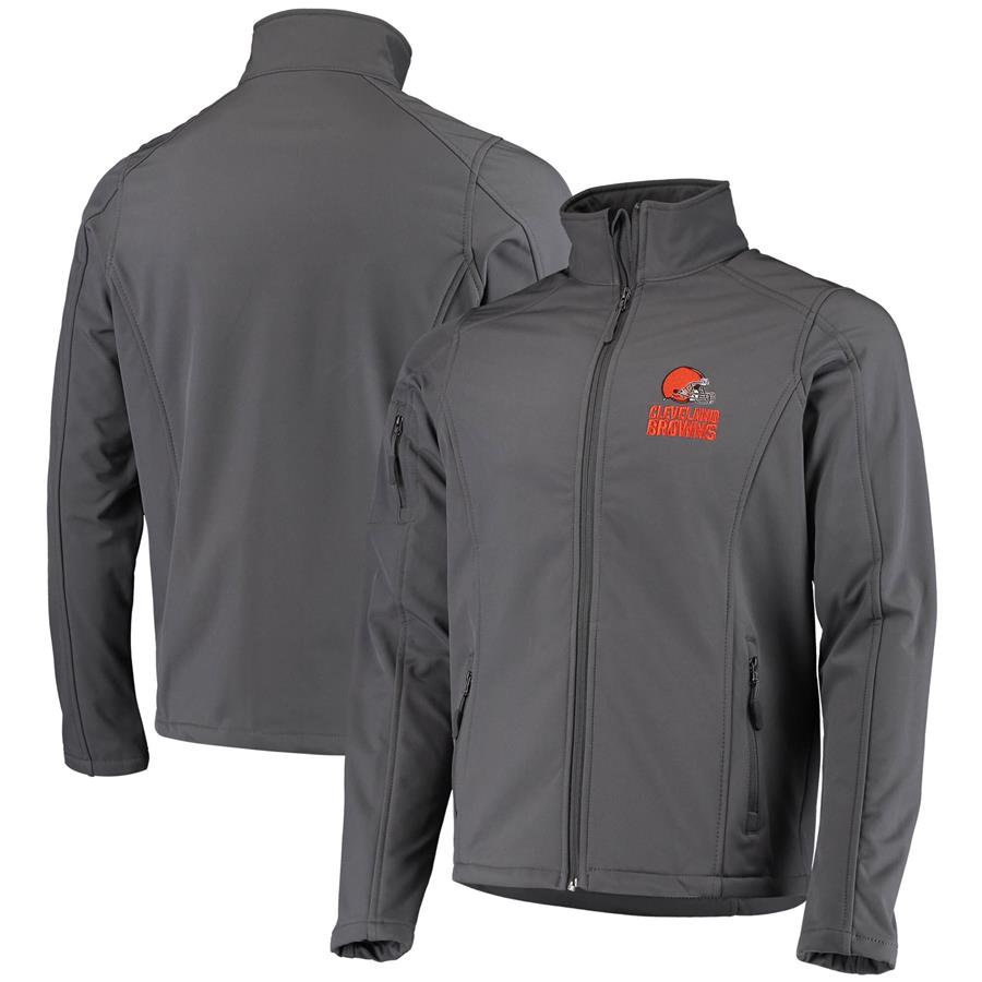 Cleveland Browns Dunbrooke Sonoma Softshell Full-Zip Jacket - Charcoal
