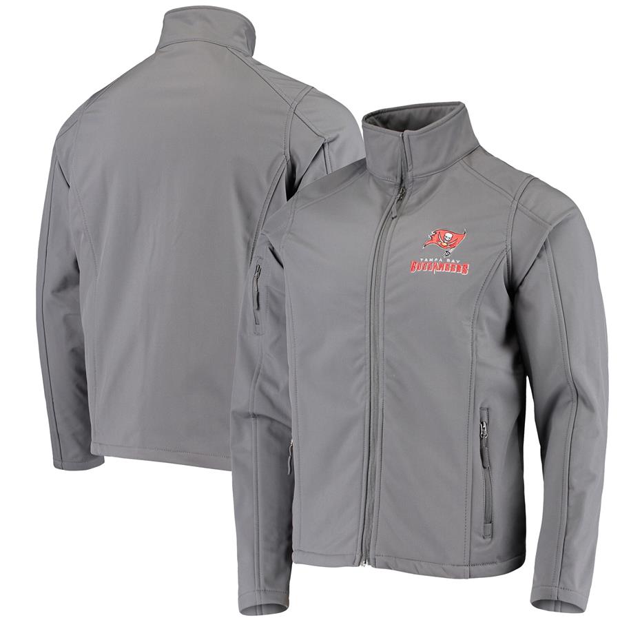 Tampa Bay Buccaneers Dunbrooke Sonoma Softshell Full-Zip Jacket - Pewter