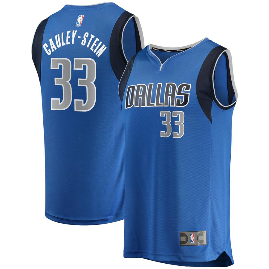 Willie Cauley-Stein Dallas Mavericks Fanatics Branded Fast Break Road Player Jersey - Blue