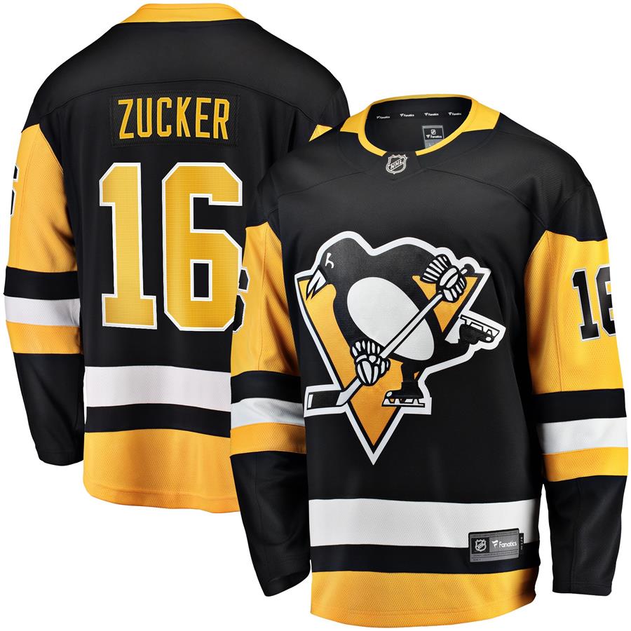 Jason Zucker Pittsburgh Penguins Fanatics Branded Breakaway Player Jersey - Black