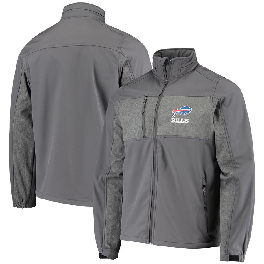 Buffalo Bills Dunbrooke Circle Zephyr Softshell Full-Zip Jacket - Graphite