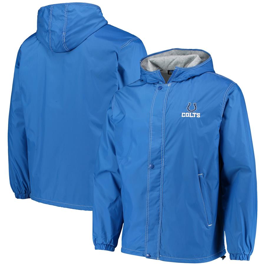 Indianapolis Colts Dunbrooke Logo Legacy Stadium Full-Zip Jacket- Royal