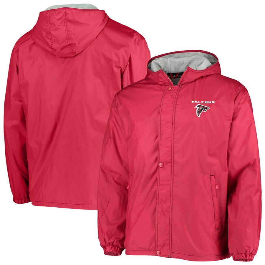 Atlanta Falcons Dunbrooke Logo Legacy Stadium Full-Zip Jacket- Red
