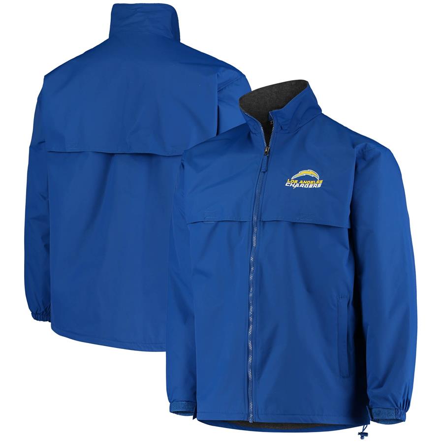 Куртка на молнии Los Angeles Chargers Dunbrooke Triumph Fleece (синий)