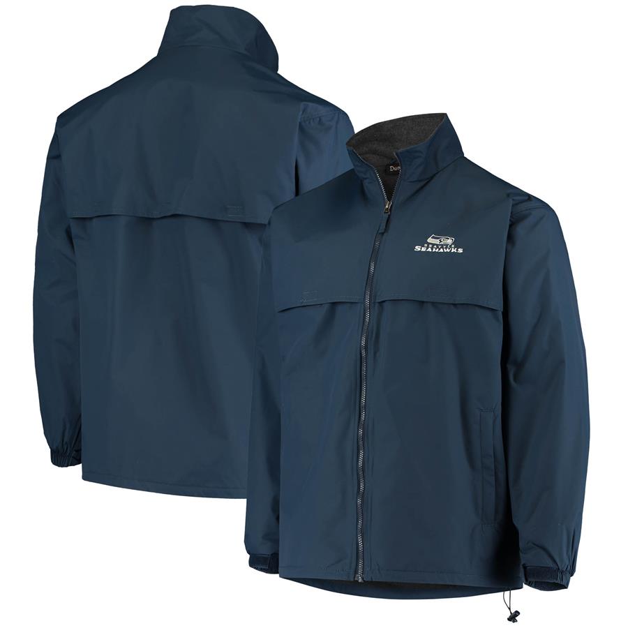 Куртка на молнии Seattle Seahawks Dunbrooke Triumph Fleece (тёмно-синий)