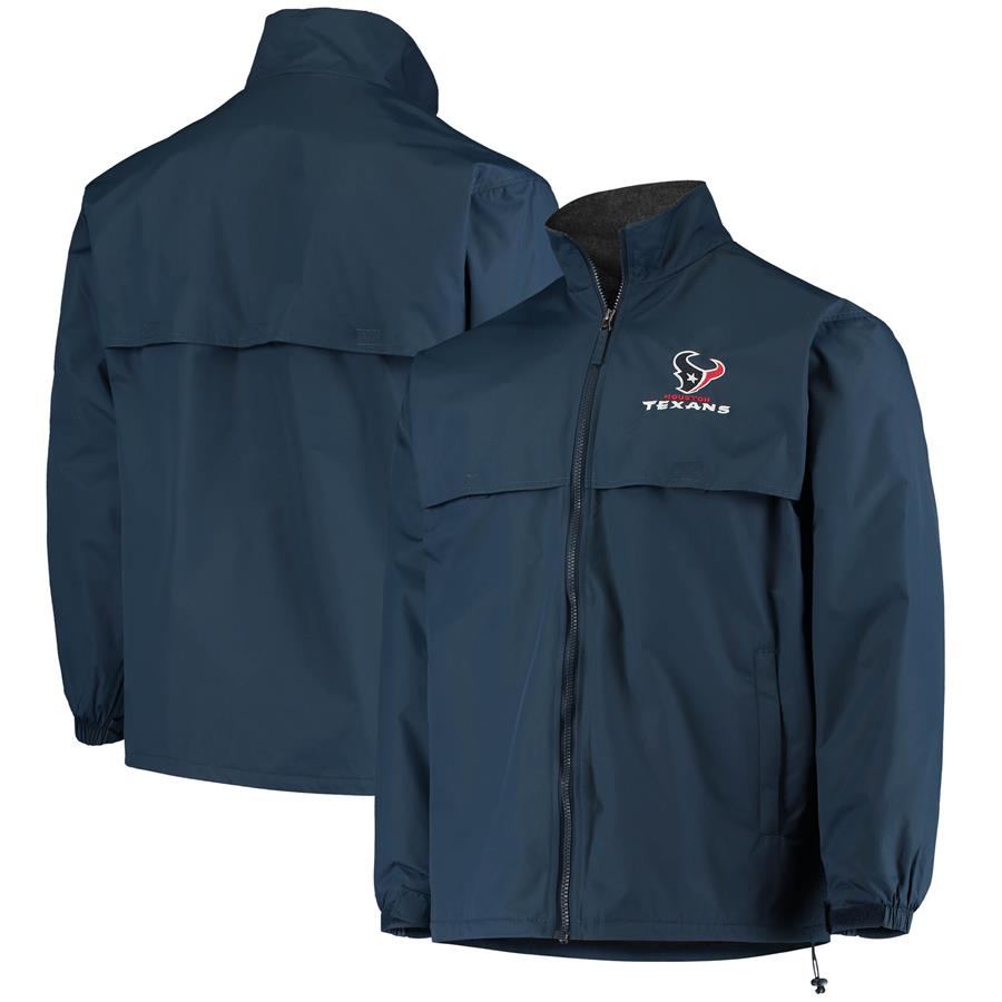 Houston Texans Dunbrooke Triumph Fleece Full-Zip Jacket - Navy