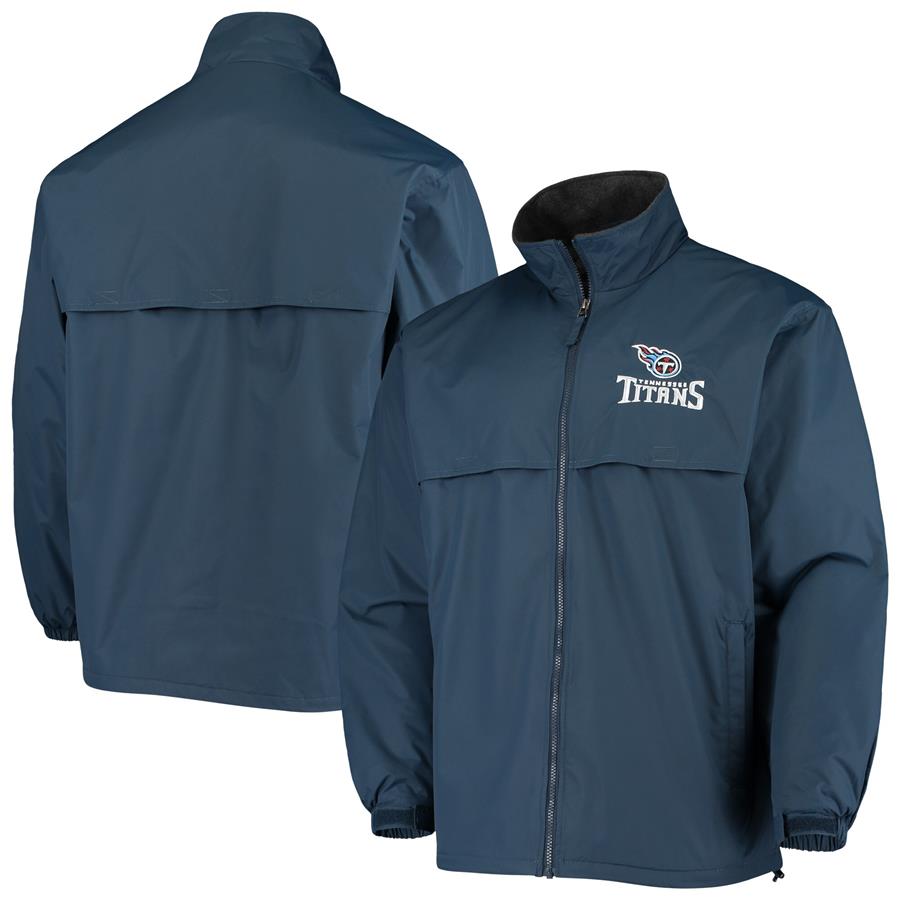Tennessee Titans Dunbrooke Triumph Fleece Full-Zip Jacket - Navy
