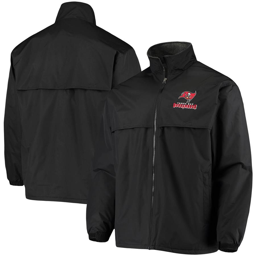 Tampa Bay Buccaneers Dunbrooke Triumph Fleece Full-Zip Jacket - Black