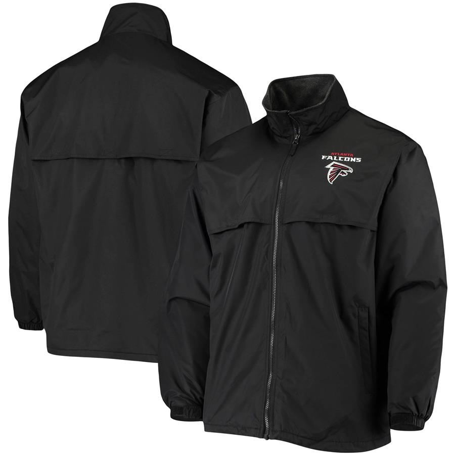 Atlanta Falcons Dunbrooke Triumph Fleece Full-Zip Jacket - Black