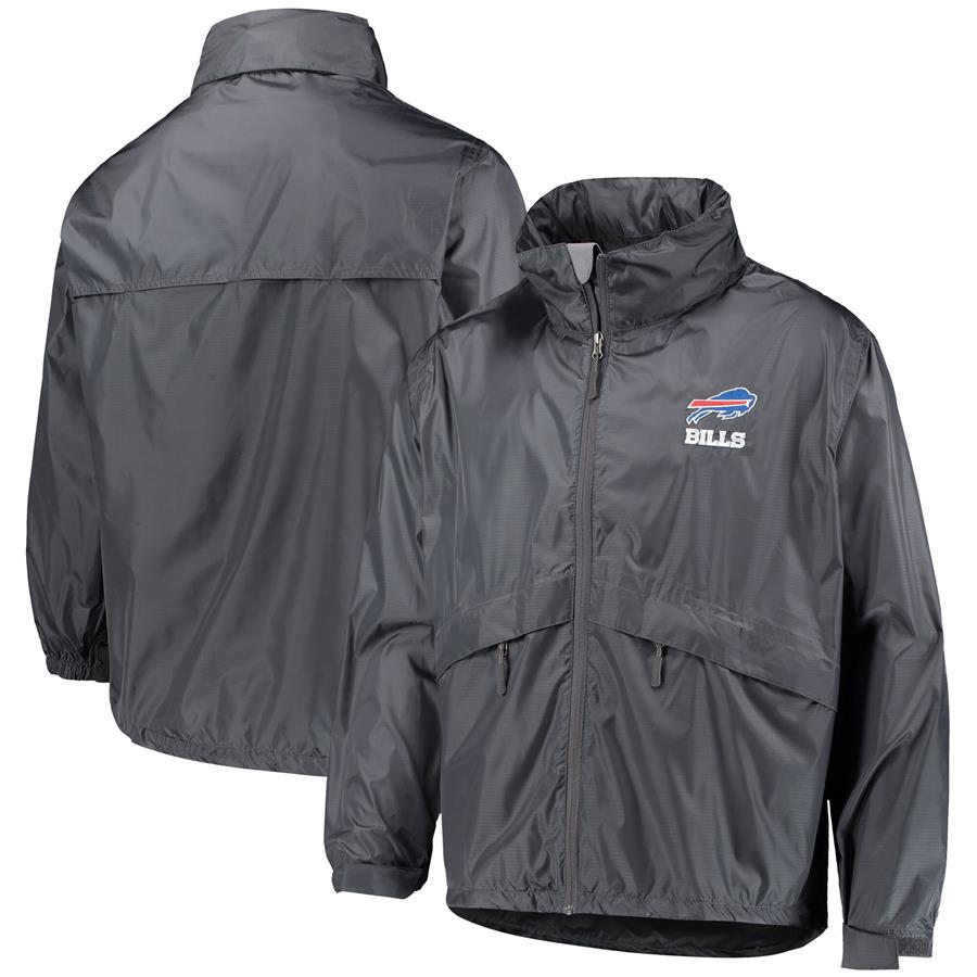 Buffalo Bills Dunbrooke Circle Sportsman Waterproof Packable Full-Zip Jacket - Graphite