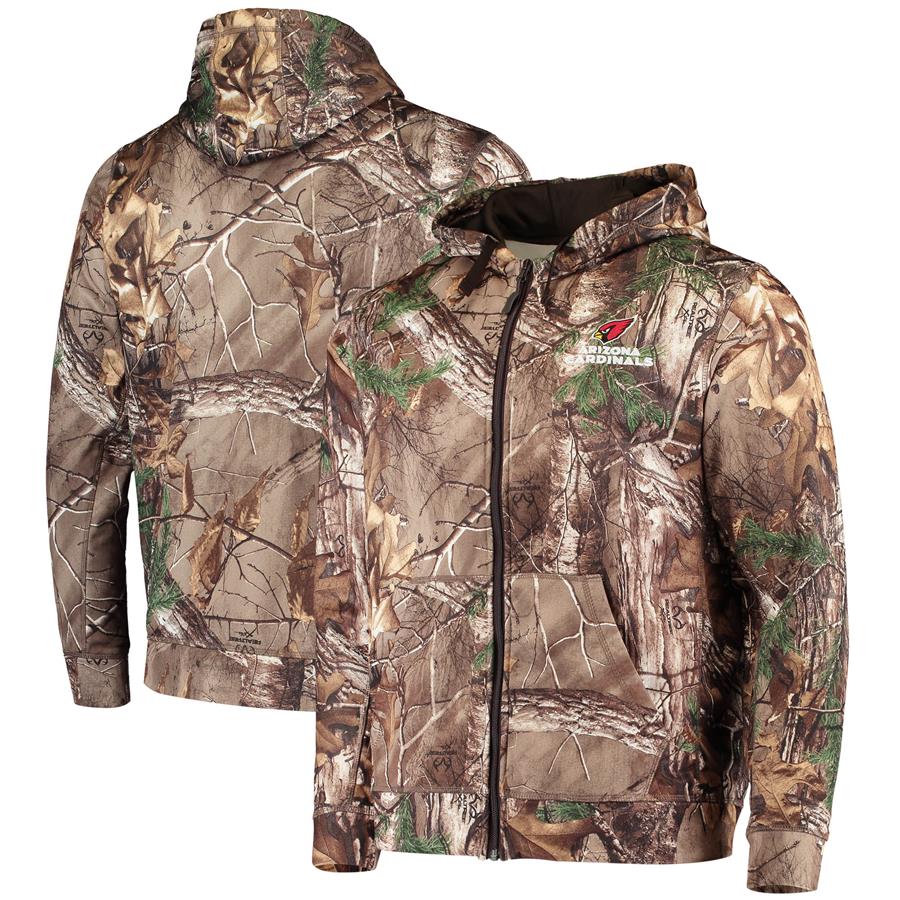Arizona Cardinals Dunbrooke Trophy Tech Fleece Full-Zip Hoodie - Realtree Camo