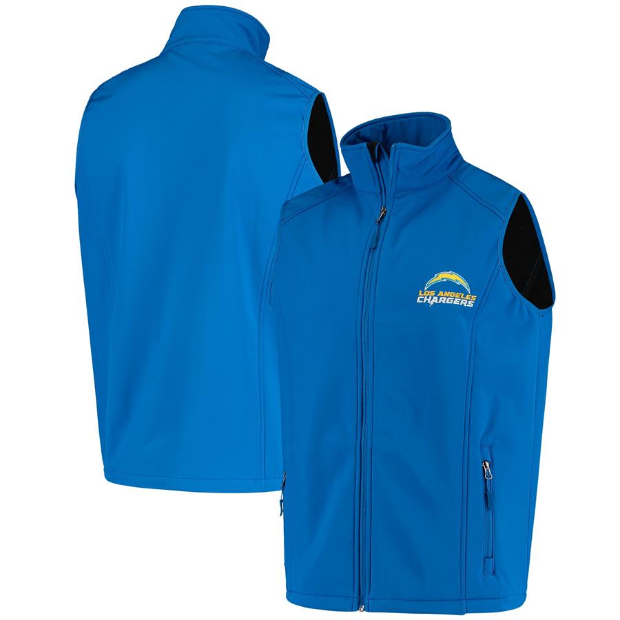 Жилет на молнии Los Angeles Chargers Dunbrooke Circle Archer Softshell (синий)