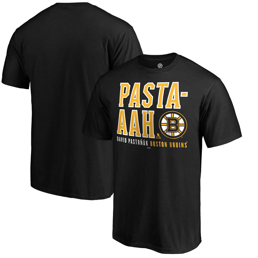 David Pastrnak Boston Bruins Fanatics Branded Nickname T-Shirt - Black