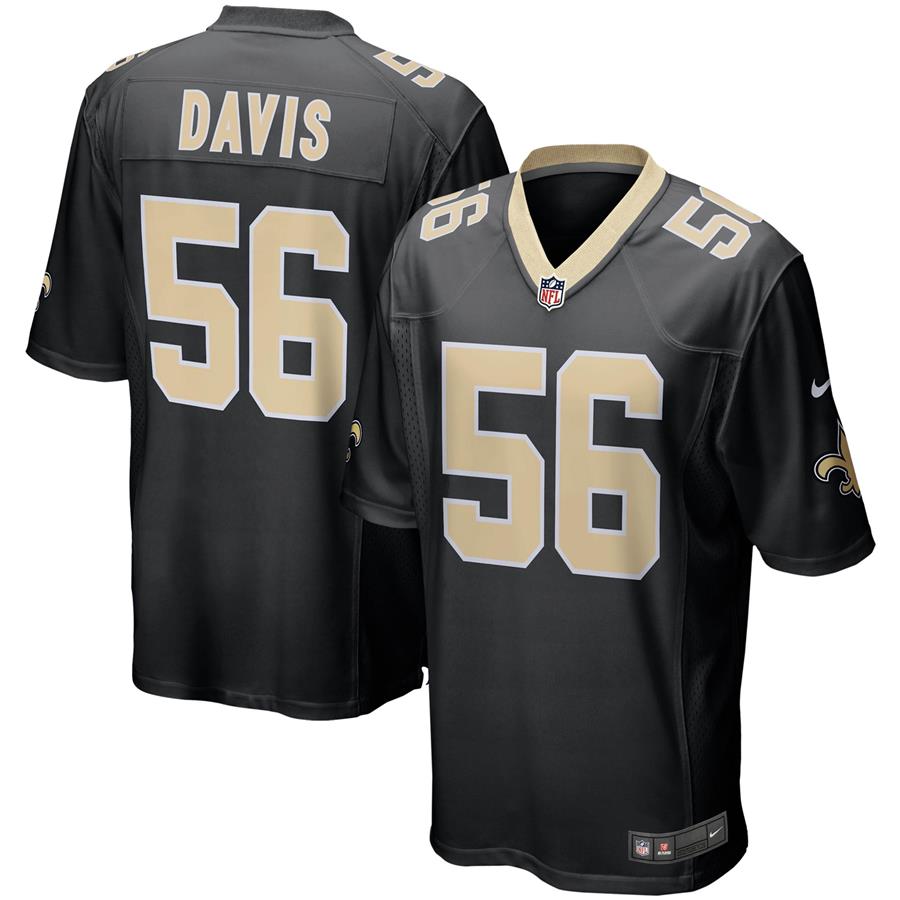 Demario Davis New Orleans Saints Nike Game Player Jersey - Black