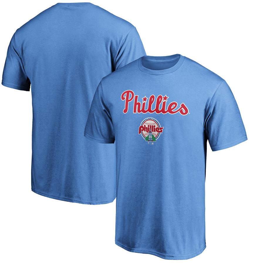 Philadelphia Phillies Fanatics Branded Cooperstown Collection Team Wahconah T-Shirt - Light Blue
