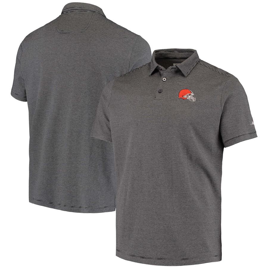 Cleveland Browns Tommy Bahama Sport Pacific Shore Polo - Black