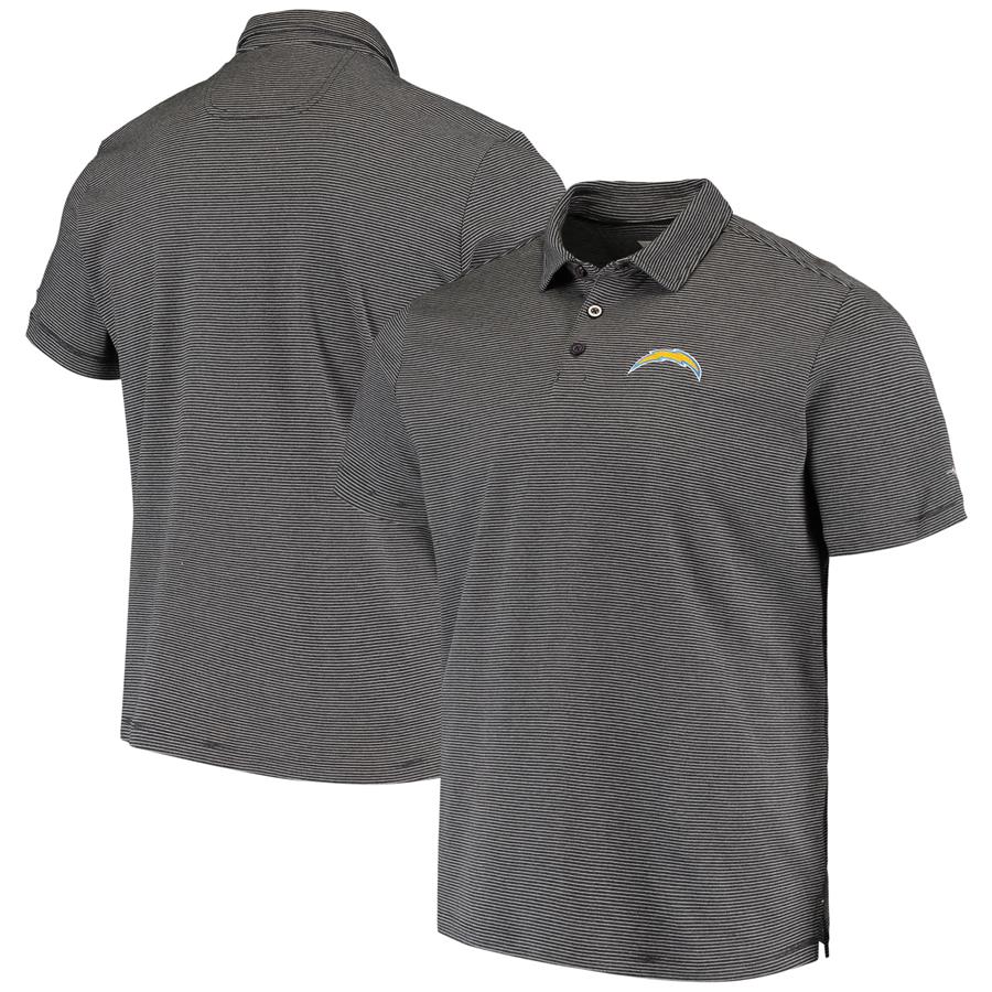 Поло Los Angeles Chargers Tommy Bahama Sport Pacific Shore (чёрный)