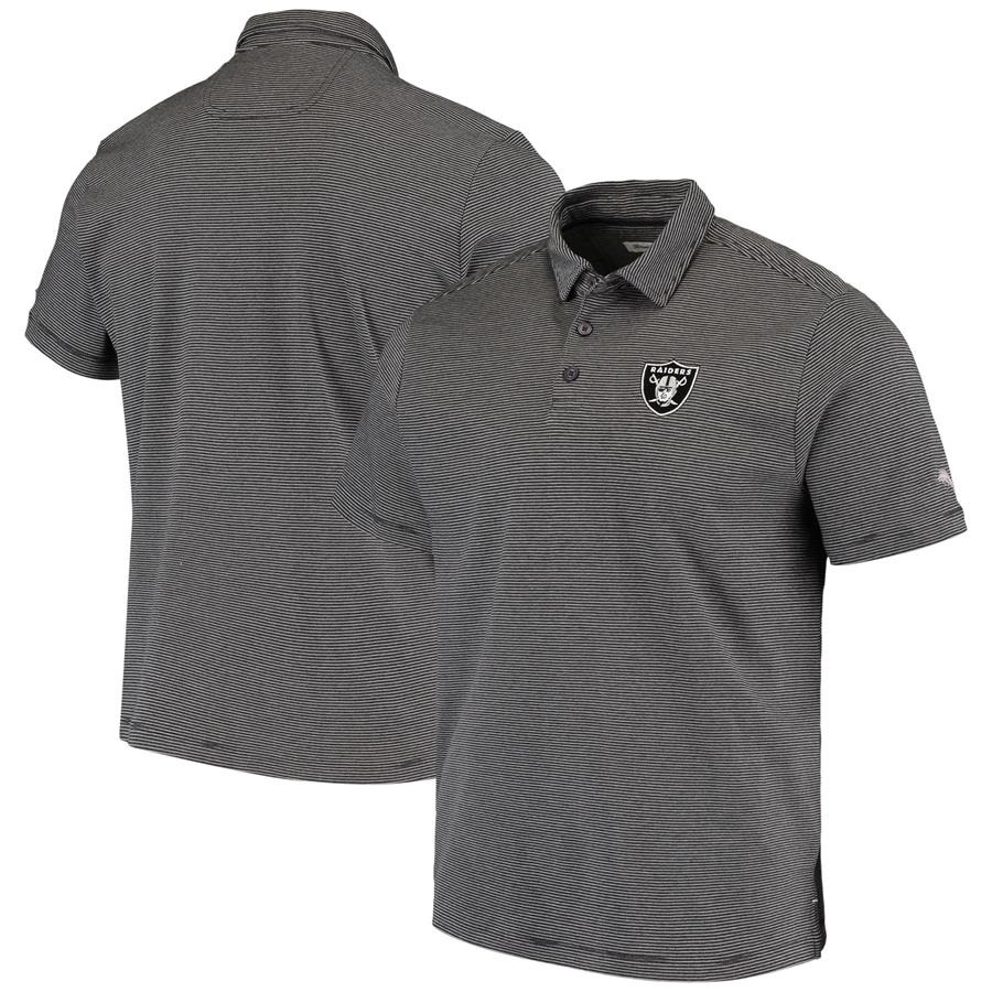 Las Vegas Raiders Tommy Bahama Sport Pacific Shore Polo - Black